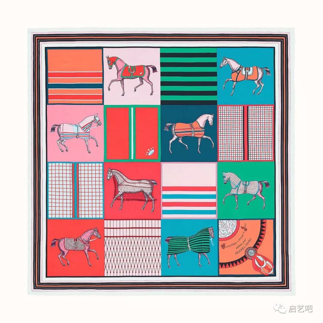 踏青歸來馬蹄香，看愛馬仕絲巾圖案之馬具美學