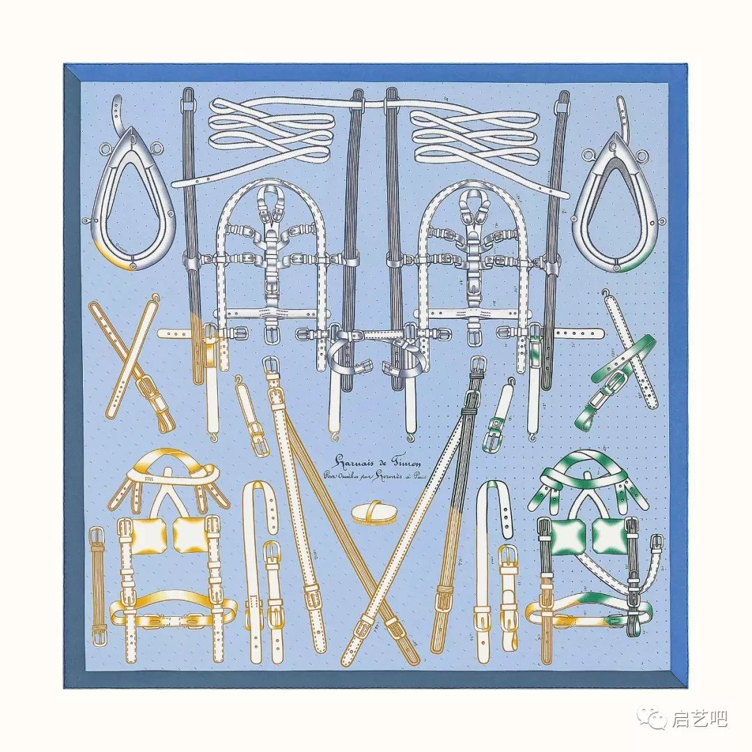 踏青歸來馬蹄香，看愛馬仕絲巾圖案之馬具美學