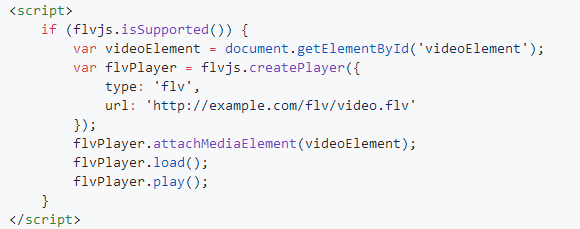 前端開發:Bilibili開源純JavaScript編寫的FLV播放器(flv.js)