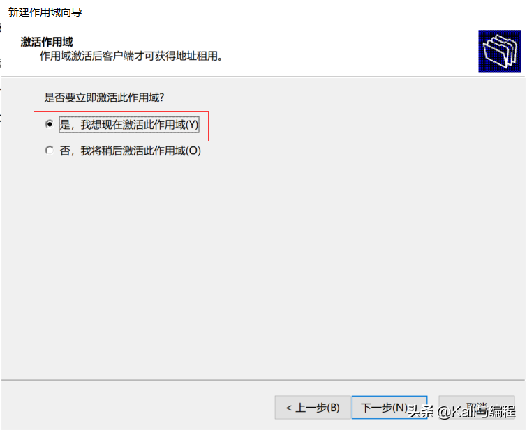 Kali與編程:Winserver 2019搭建dhcp服務器