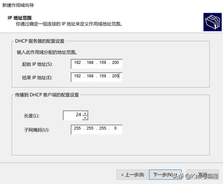 Kali與編程:Winserver 2019搭建dhcp服務器
