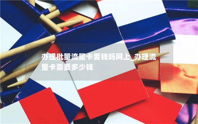 辦理批量流量卡要錢嗎網上_辦理流量卡需要多少錢