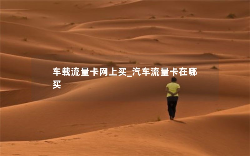 車載流量卡網上買_汽車流量卡在哪買