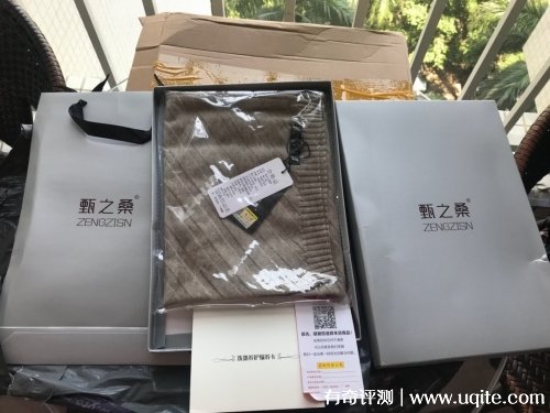 甄之桑圍巾怎么樣是什么牌子，羊絨圍脖使用體驗(國產網銷品牌)